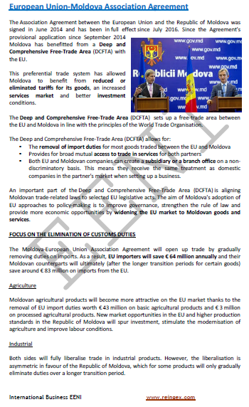 European Union-Moldova Association Agreement