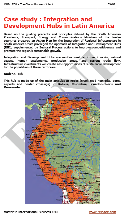 Hubs in Latin America (Module Master Doctorate)