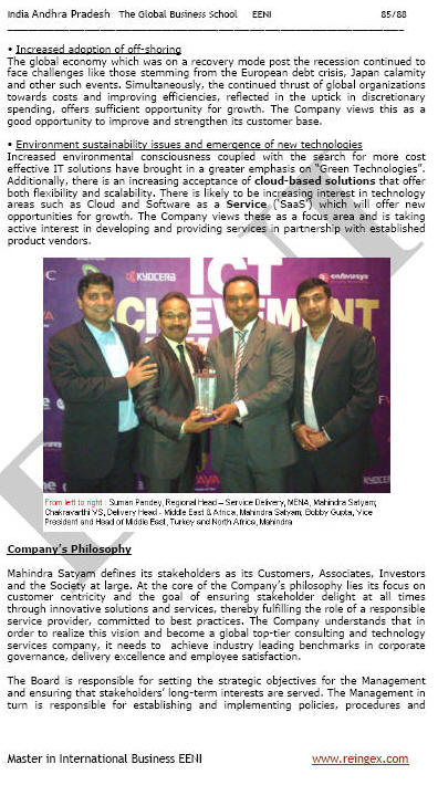 Mahindra Satyam India