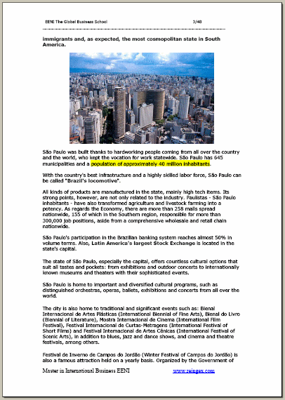 Business in Sao Paulo