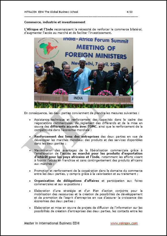 el Continente Africano y la India