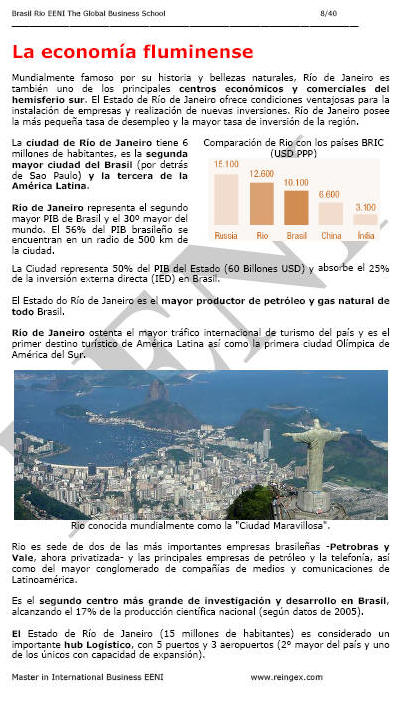 Máster curso: Negocios Río de Janeiro