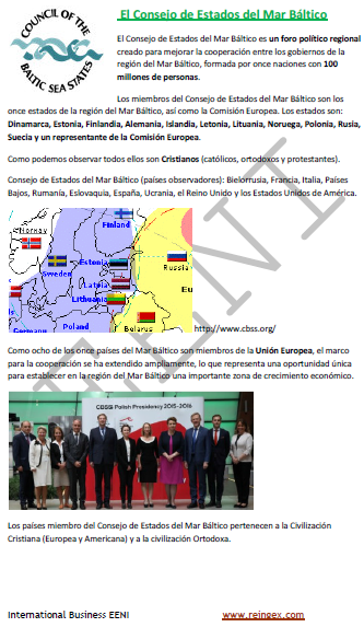 Consejo de Estados del Mar Báltico (Dinamarca, Estonia, Finlandia, Alemania, Islandia, Letonia, Lituania...)