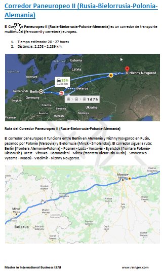 Corredor Paneuropeo IX (Rusia-Bielorrusia-Polonia-Alemania)