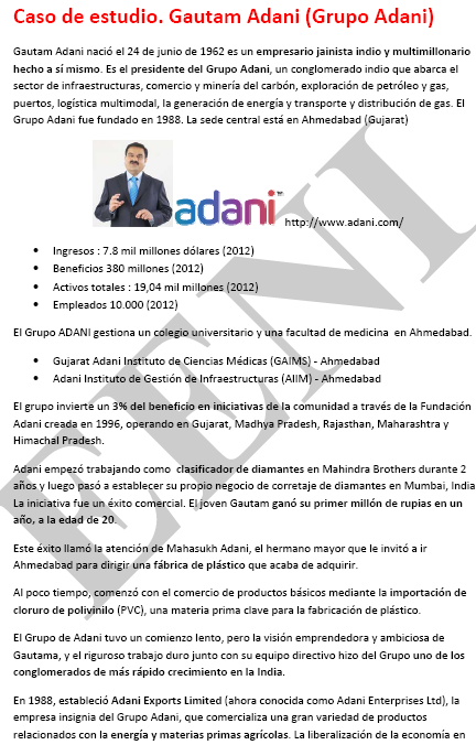 Gautam Adani hombre de negocios jainista