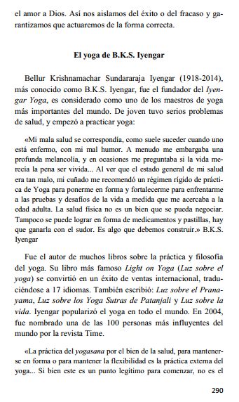 Libro Yoga de la Sabiduría: la importancia de B. K. S. Iyengar