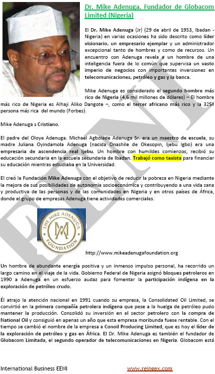Mike Adenuga, Segundo hombre más rico de Nigeria (Petróleo, Negocios)
