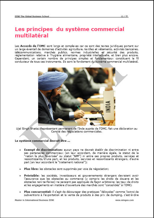 Organisation Mondiale du Commerce OMC