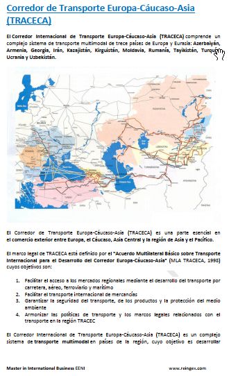 Corredor de Transporte Europa-Cáucaso-Asia TRACECA