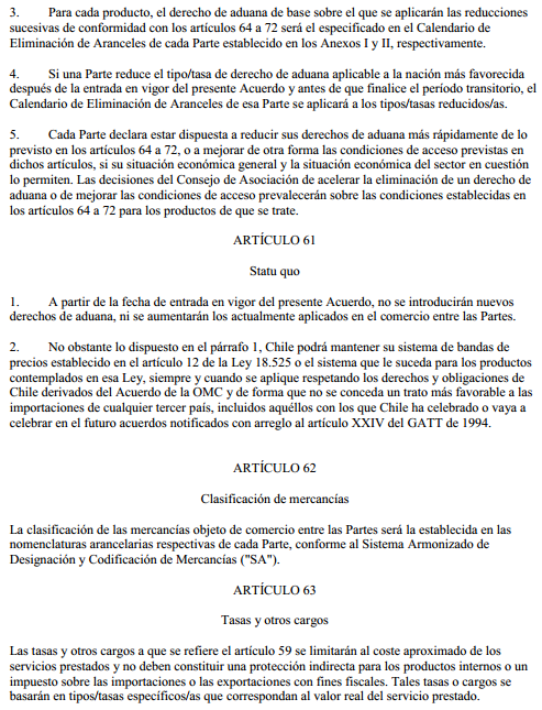 Máster curso: Unión Europea-Chile Tratado