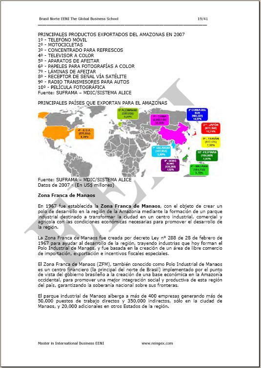 Brasil Amazones negocis