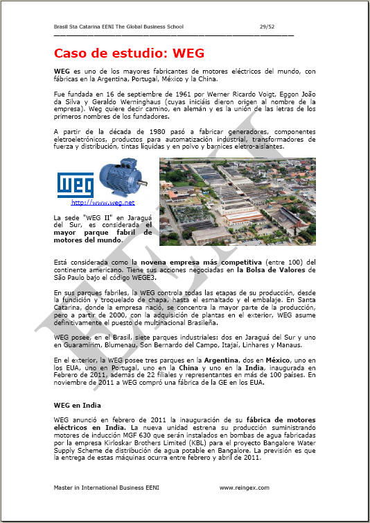 Brasil Santa Catarina WEG