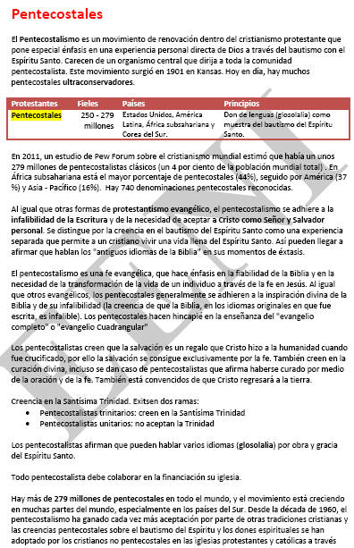 Pentecostals Negocis i Ètica