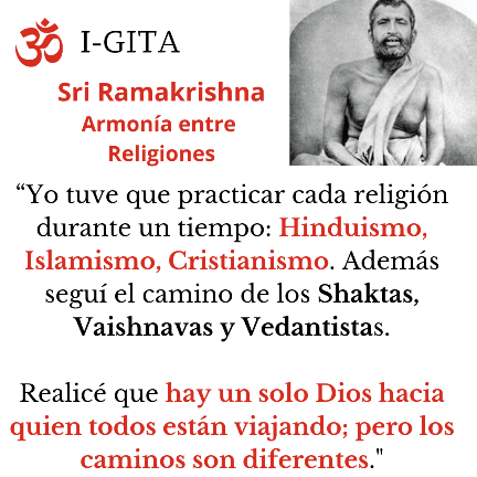 Sri Ramakrishna, devoción por Jesús (Cristianismo), Tantas religiones, tantos caminos