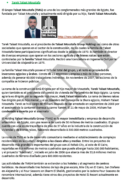 Tarek Talaat Moustafa, empresari egipci