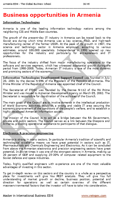 Armenien Gelegenheit