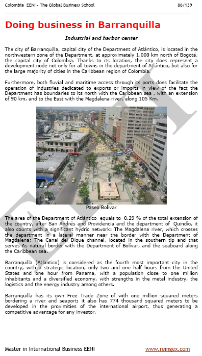 Kolumbien Medellin Geschäft