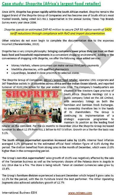 Shoprite Africa largest food retailer