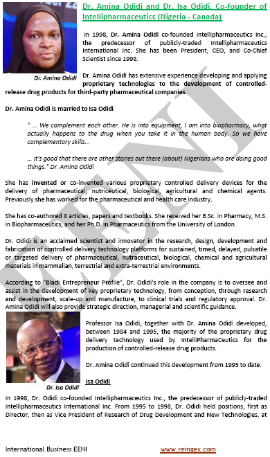 Amina Odidi (Scientific and businesswoman, Nigeria)