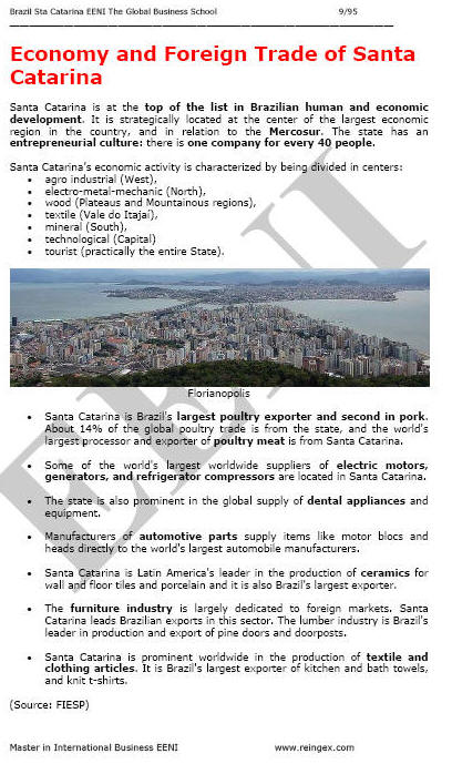 International Trade and Business in Santa Catarina
