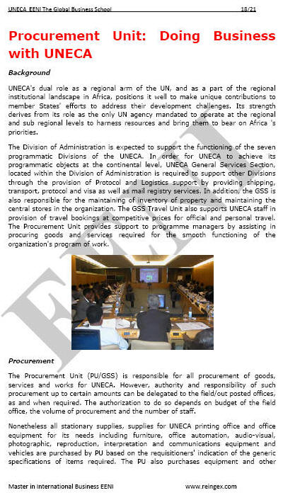 Economic Commission for Africa (UNECA)