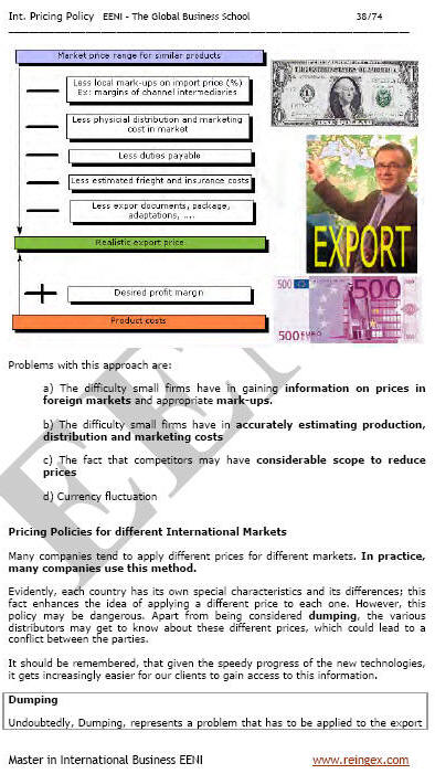 Export Prices (International Pricing Policy) Incoterms