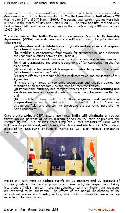 India-South Korea Free Trade Agreement