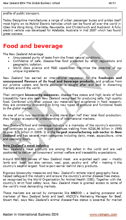 New Zealand Agribusiness