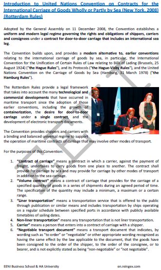 Rotterdam Rules (maritime transport)