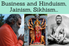 Business and Hinduism, Jainism, Sikhism...