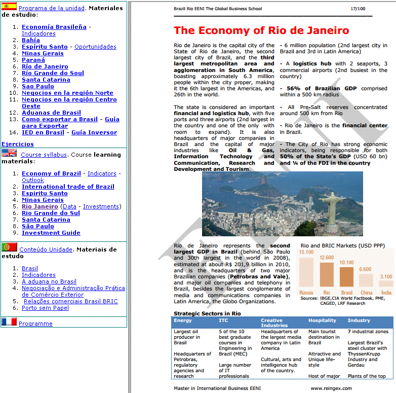 Master Course: Business