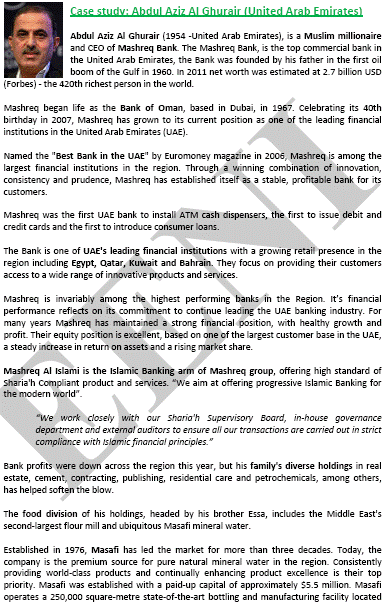 Abdul Aziz Ghurair, homme d’affaires émirati musulman, Émirats arabes unis