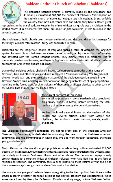 Église catholique chaldéenne