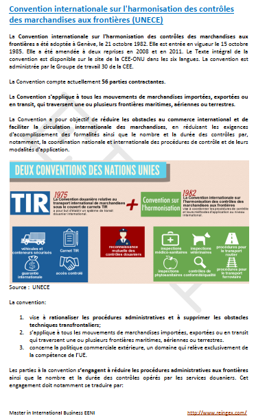 Convention internationale sur l'harmonisation des contrôles des marchandises aux frontières (UNECE)