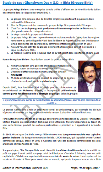Kumar Mangalam Birla, homme d’affaires hindouiste, Inde, responsabilité sociale du groupe Aditiya Birla