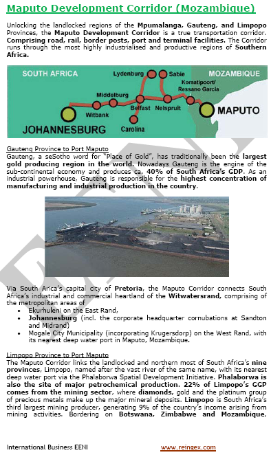 Ports Mozambique, Maputo, Nacala, Beira