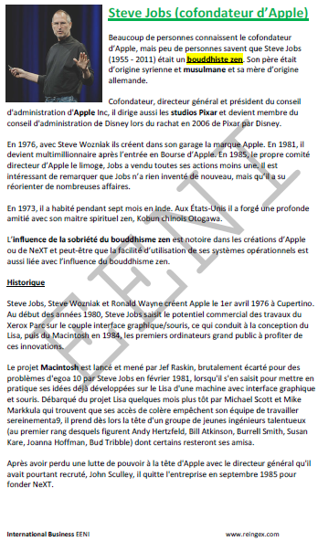 Steve Job Bouddhisme