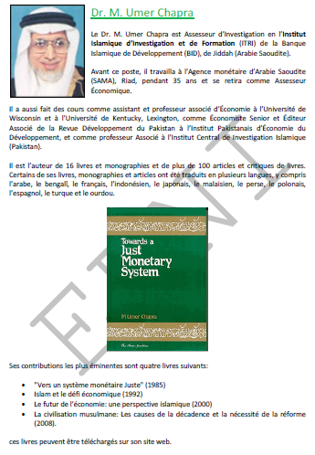 M. Umer Chapra économie islamique