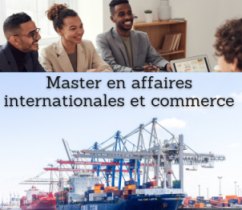 Masters professionnels en commerce international et affaires