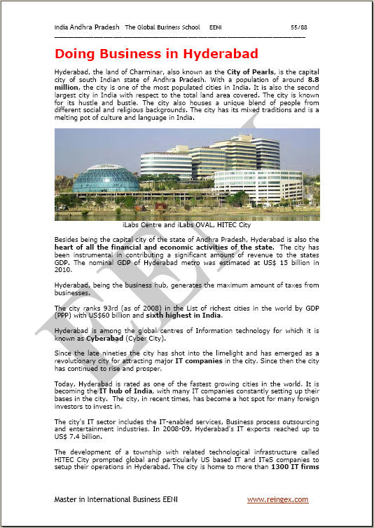 Perdagangan Luar Negeri dan Bisnis di Andhra Pradesh India