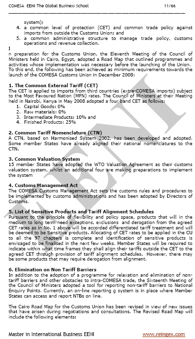 Pasar Umum untuk Afrika Timur dan Selatan (COMESA)