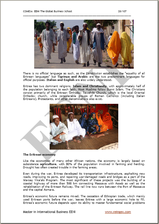 Perdagangan Luar Negeri dan Bisnis di Eritrea