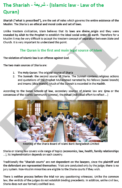 Syariah - hukum Islam