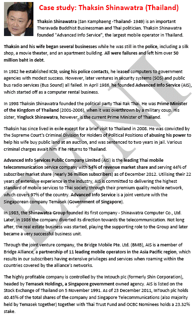 Thaksin Shinawatra (pebisnis, Thailand)