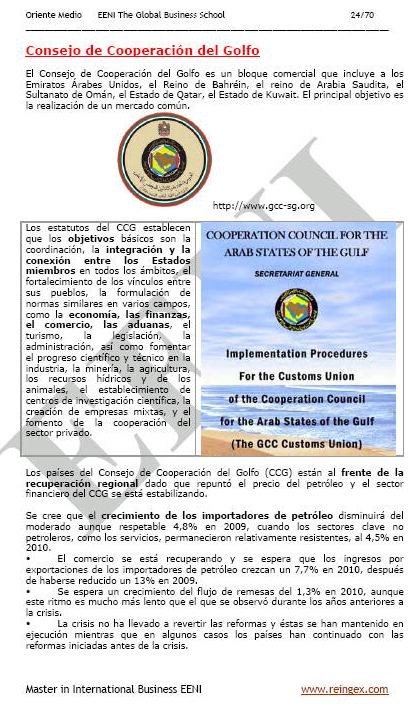 Consejo de Cooperación para los Estados Árabes del Golfo (CCG)
