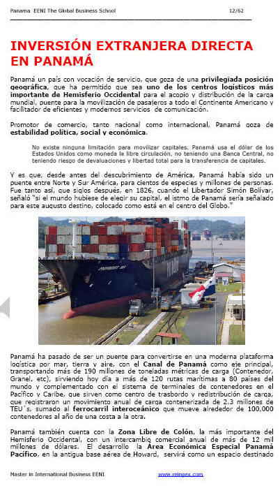 Comercio Exterior y Negocios en Panamá