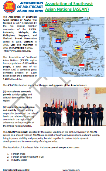 Associazione delle nazioni del sud-est asiatico ASEAN