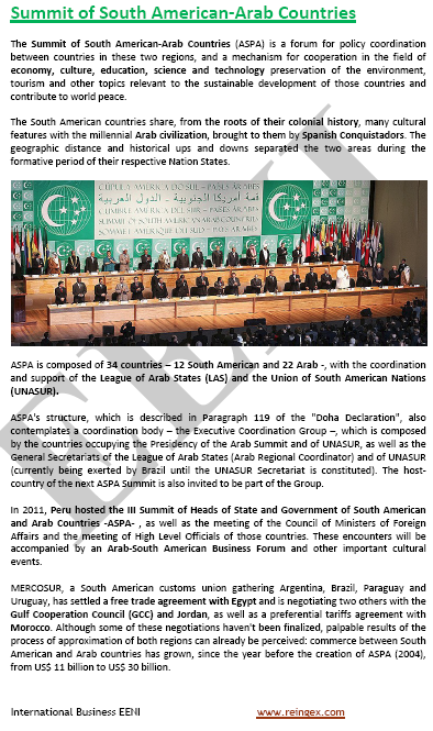 Vertice dei paesi sudamericani e i paesi arabi (ASPA)