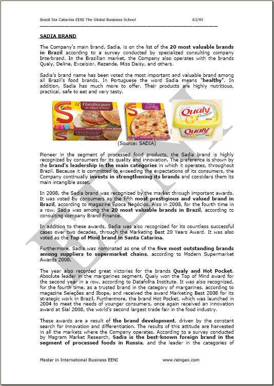 Santa Catarina Sadia