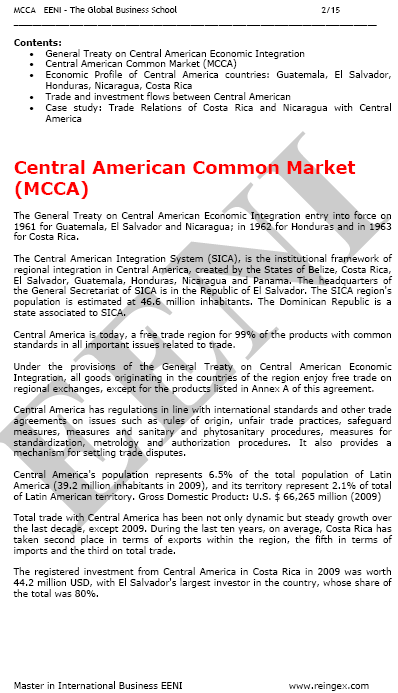 Mercato comune dell'America Centrale
